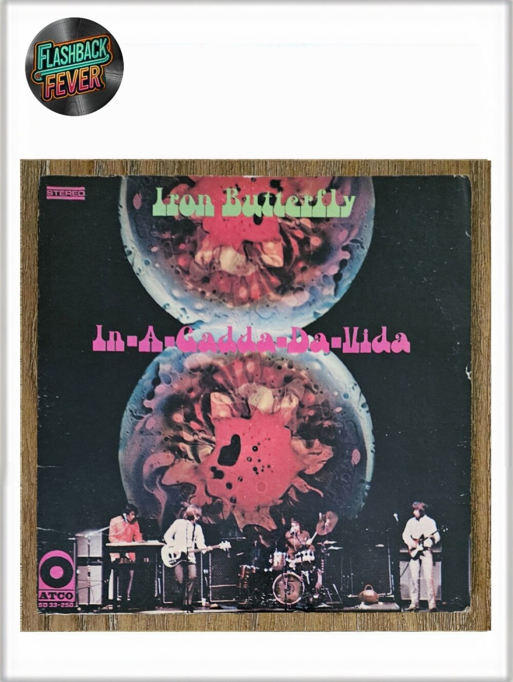 IRON BUTTERFLY•In-A-Gadda-Da-Vida•1968 US (#SD 33-250) Terre Haute Pressing